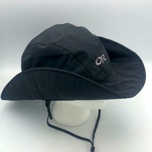 Outdoor research black Gore-Tex unisex sombrero. One size.